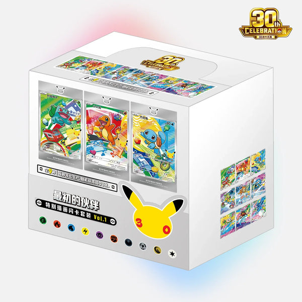 Pokémon 30th Anniversary First Partner Illustration Series 1 Blind Box (S‑Chi.)