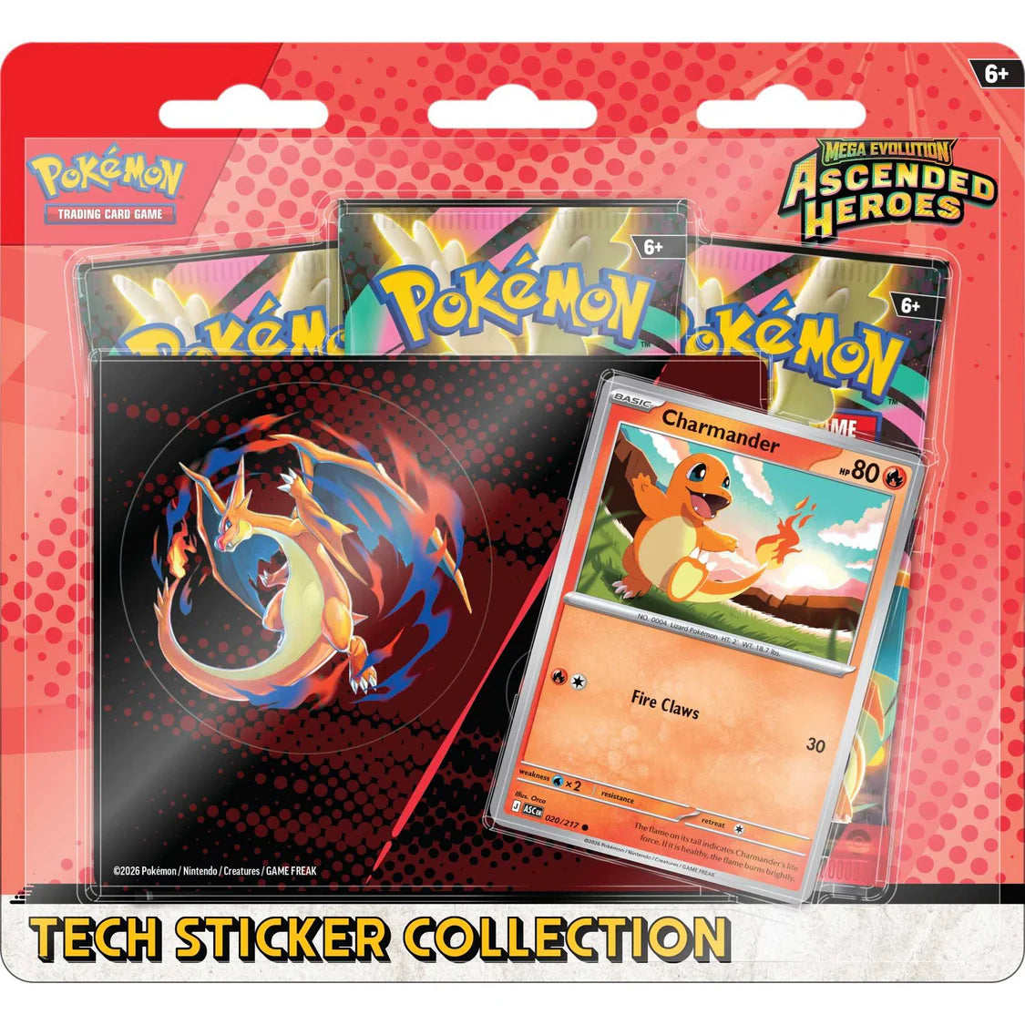 Pokémon TCG: Mega Evolution Ascended Heroes – Tech Sticker Collection (Assorted)