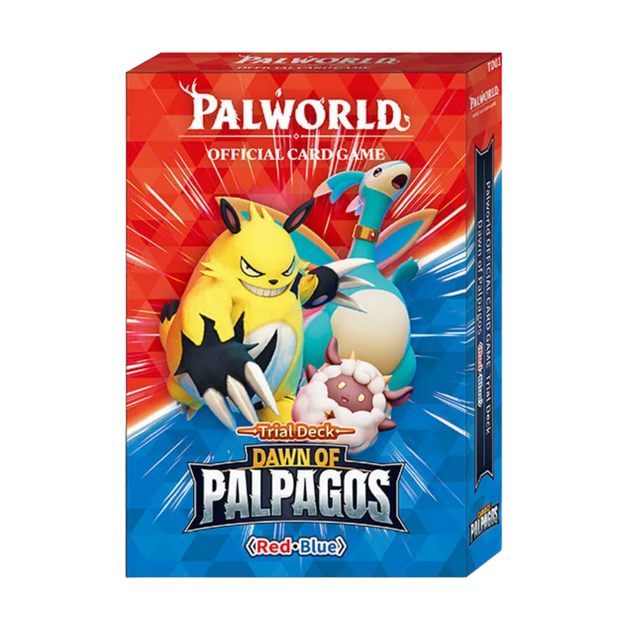 PalworldOfficialCardGame_DawnofPalpagosRed_BlueTrialDeck_StarterDeck