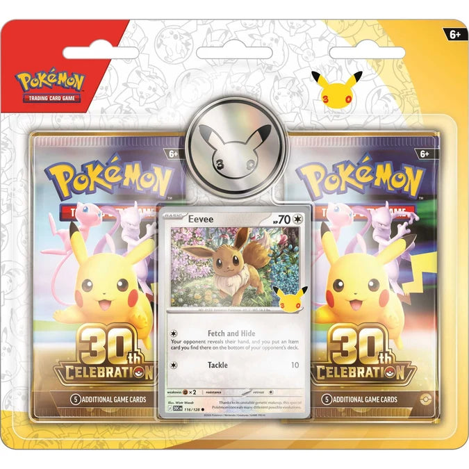 Pokémon TCG: 2 Pack Blister – 30th Celebration
