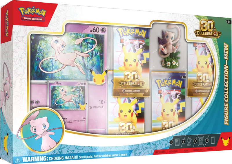 Pokémon TCG Mew Figure Collection 30th Celebration box