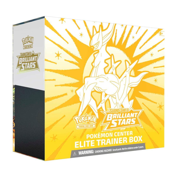 Pokémon TCG: Sword & Shield—Brilliant Stars Pokémon Center Elite Trainer Box Case (Factory Sealed 4‑Box Case)