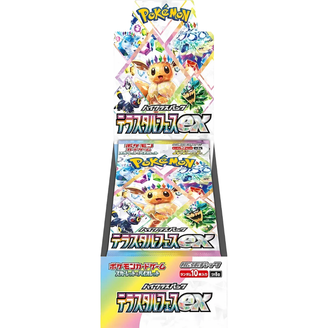 Sealed Japanese Pokémon SV8a Terastal Festival Booster Box High-Class Set