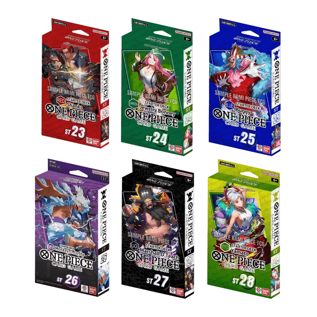 One Piece Card Game Starter Decks ST-23 to ST-28 One Piece Card Game Starter Decks ST-23 to ST-28