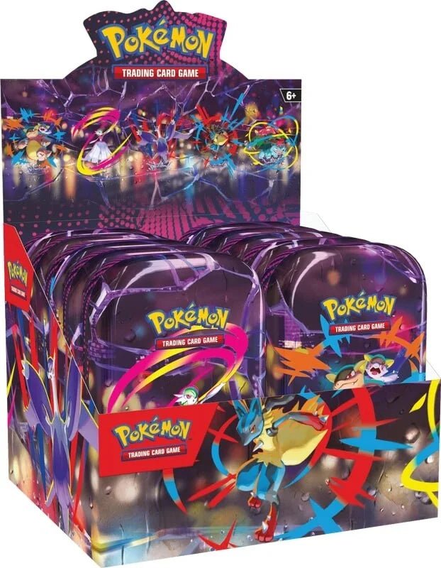 Pokémon TCG: Mega Heroes - Mini Tins Assorted Display (Box of 10) - Terror's TCG