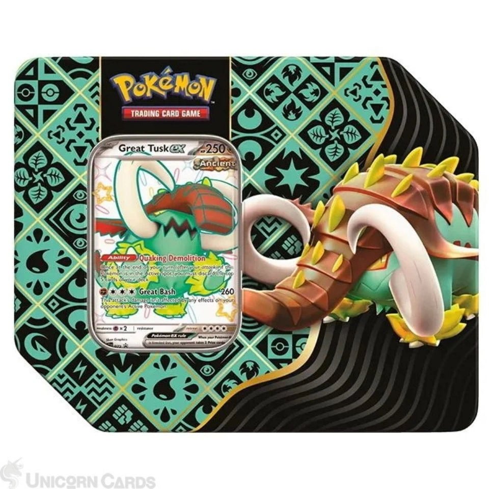 Pokémon TCG: Paldean Fates Tin 5 - Pack - Tin - Terror's TCG