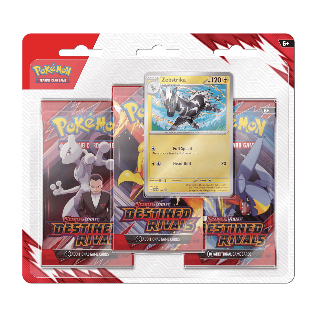 Pokémon TCG: Scarlet & Violet 10 - Destined Rivals - 3 - Pack Blister CDU (12) - Terror's TCG