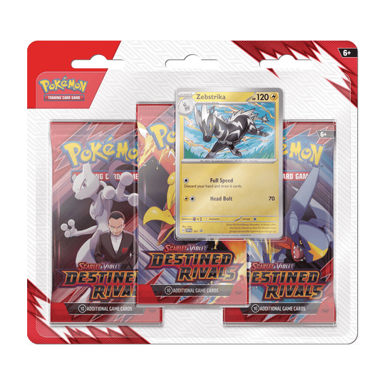 Pokémon TCG: Scarlet & Violet 10 - Destined Rivals - 3 - Pack Blister CDU (12) - Terror's TCG