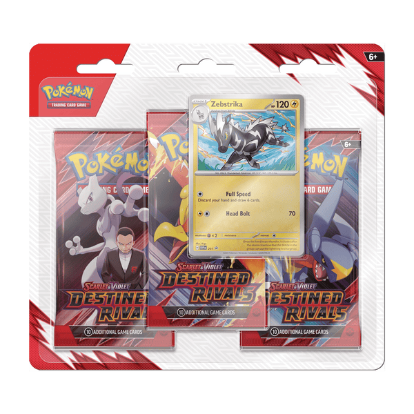Pokémon TCG: Scarlet & Violet 10 - Destined Rivals - 3 - Pack Blister CDU (12) - Terror's TCG