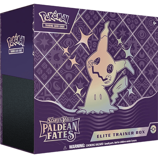 Pokémon TCG - Scarlet & Violet 4.5 Paldean Fates Elite Trainer Box - ETB - Terror's TCG