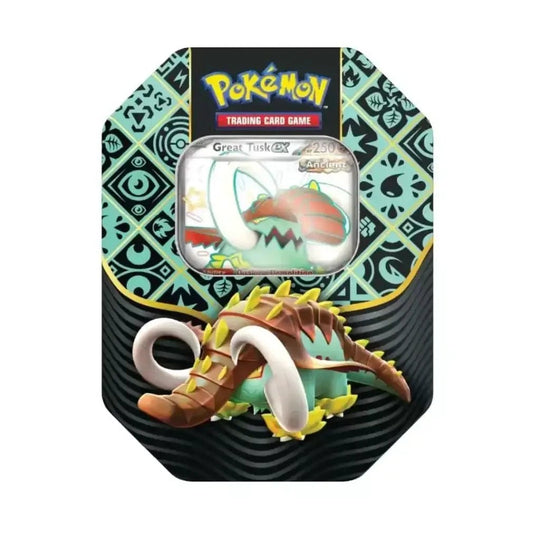 Pokémon TCG: Scarlet & Violet 4.5 Paldean Fates Tin – 4 Pack - Terror's TCG