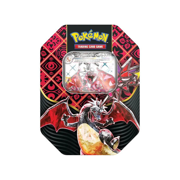 Pokémon TCG: Scarlet & Violet 4.5 Paldean Fates Tin – 4 Pack - Terror's TCG