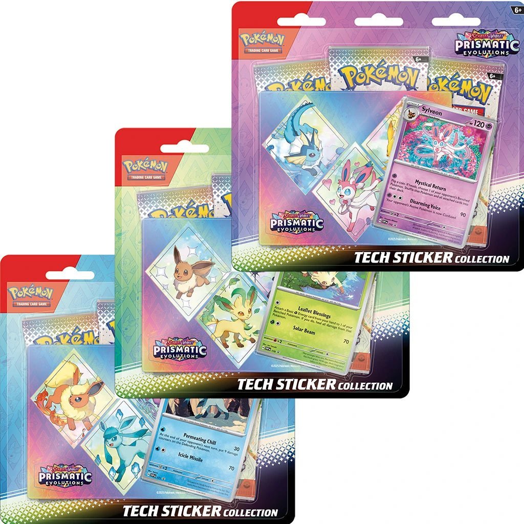 Pokémon TCG - Scarlet & Violet 8.5 - Prismatic Evolutions Sticker Collection - Terror's TCG