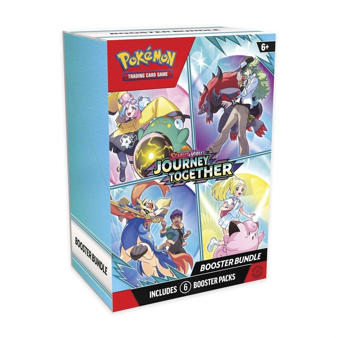 Pok mon tcg scarlet violet journey together booster bundle 6 packs 