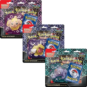 Pokémon TCG: Scarlet & Violet - Paldean Fates Tech Sticker Collection - Collection Box - Terror's TCG