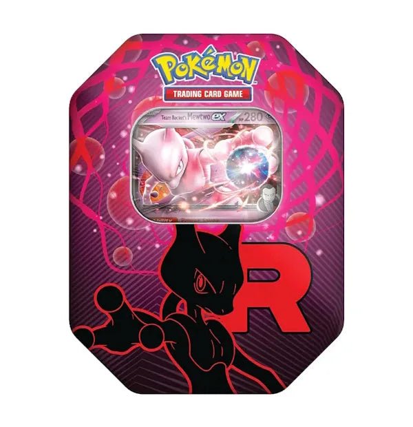Pokémon TCG Team Rocket Tin (Fall 2025) Mewtwo ex Promo