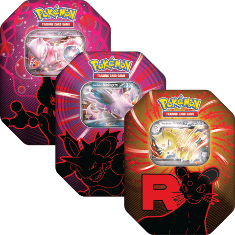 Pokémon TCG Team Rocket Tin (Fall 2025) Mewtwo ex Promo